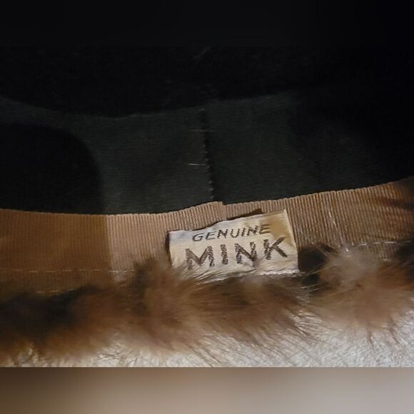 #Vintage #Chicago #Genuine #Mink #Fur Hats Set w/ Chas A Stevens Hatbox 50s-60s